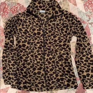 Women’s cheetah Columbia jacket